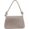 Berness Rhinestone Shoulder Bag In Gold