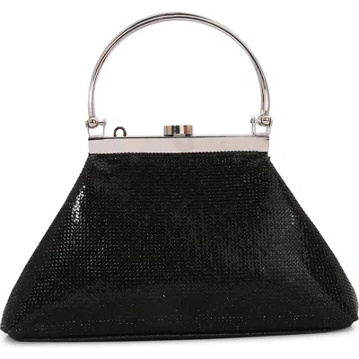 Berness Rhinestone Triangle Bag In Black