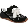 Berness Ribbon Lace Sneaker In Black