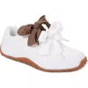 Berness Ribbon Lace Sneaker In White