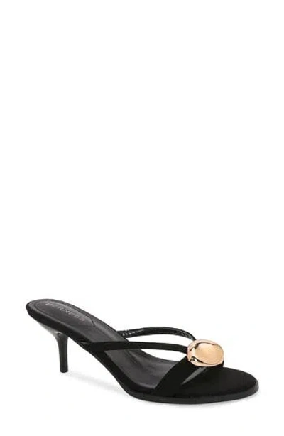 Berness Royalty Kitten Heel Sandal In Black
