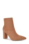 Berness Sara Block Heel Bootie In Brown