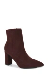 Berness Sara Block Heel Bootie In Brown