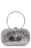 Berness Shell Clutch In Silver