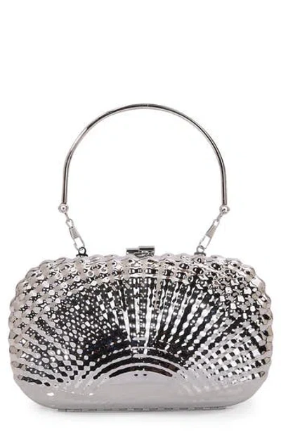 Berness Shell Clutch In Silver