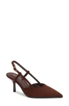 Berness Slingback Pump In Brown