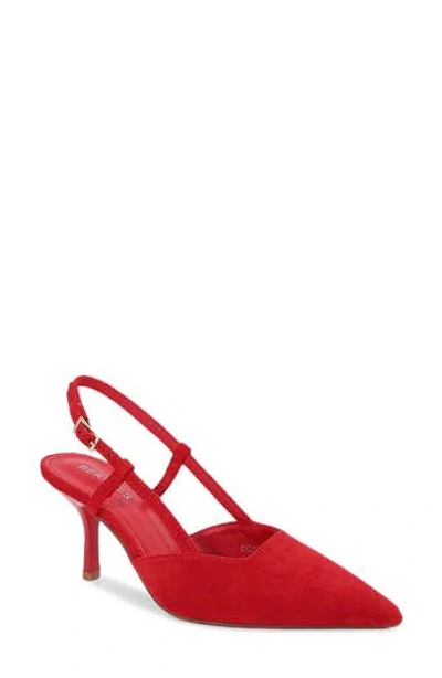 Berness Slingback Pump In Red