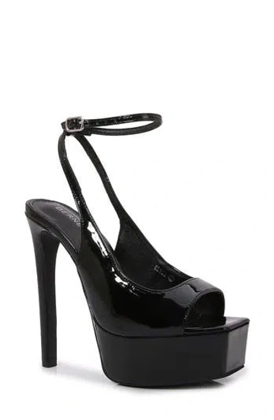 Berness Stiletto Heel Platform Sandal In Black