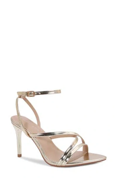 Berness Strappy Stiletto Sandal In Gold