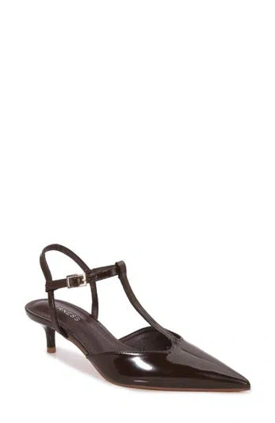 Berness T-strap Kitten Heel Pump In Black