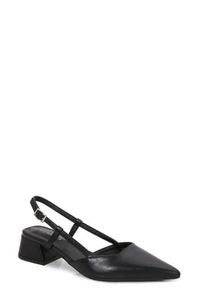 Berness Vieda Pointed Toe Slingback Pump In Black