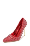 Berness Wanda Spike Pump In Red