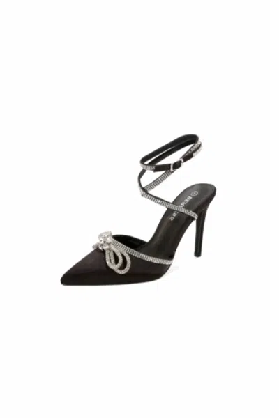 Berness Women's Paris Bow Heel In Black