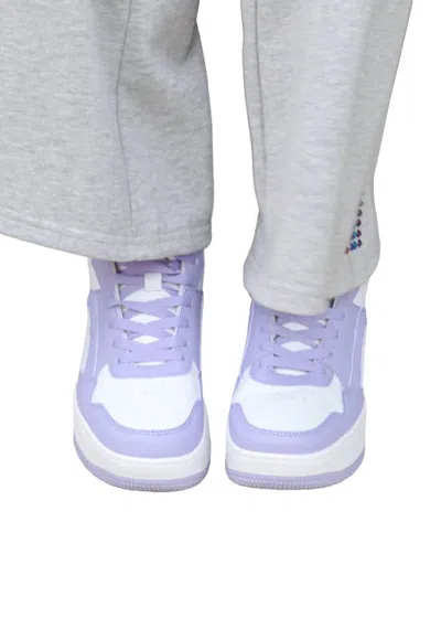 Berness Women's Sneaker In White/purple