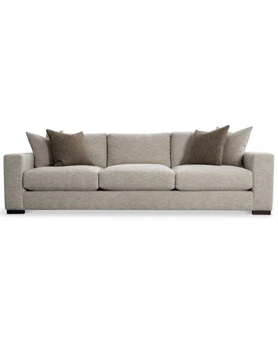 Bernhardt 110" Loggia Sofa In Gray