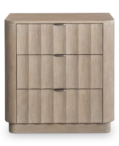 Bernhardt 21" Wood Loggia Nightstand In Neutral