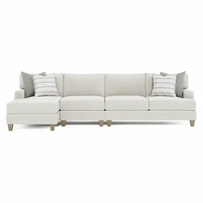 Bernhardt 3 - Piece Upholstered Sectional In Beige