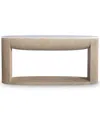 Bernhardt Loggia Oval Console Table In Brown