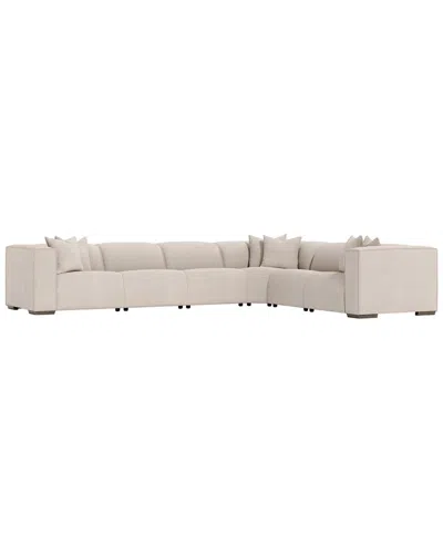 Bernhardt 6pc Bliss Fabric Power Motion Sectional In Animal Print