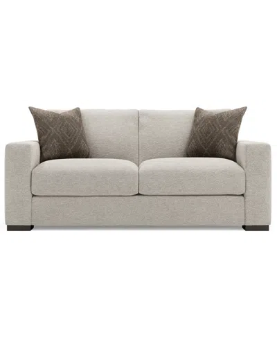 Bernhardt 72" Loggia Loveseat In Gray