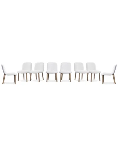 Bernhardt 8-pc. Loggia Side Chair Set In White
