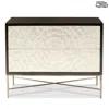 Bernhardt Adagio Bachelor's Chest W/ Inlaid Capiz Shells In Expresso