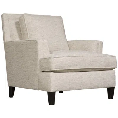 Bernhardt Addison 35" Wide Polyester Down Cushion Armchair In Beige