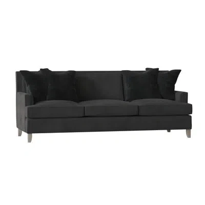 Bernhardt Addison 91.5" Sofa With Reversible Cushions In Akiko Graphite Performance 5534-011,blanca