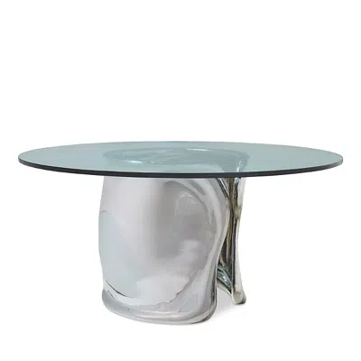 Bernhardt Agnas Dining Table In Silver