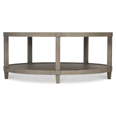 Bernhardt Albion Abstract Coffee Table With Storage In Pewter