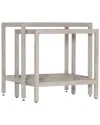 Bernhardt Albion Nesting Table In Gray