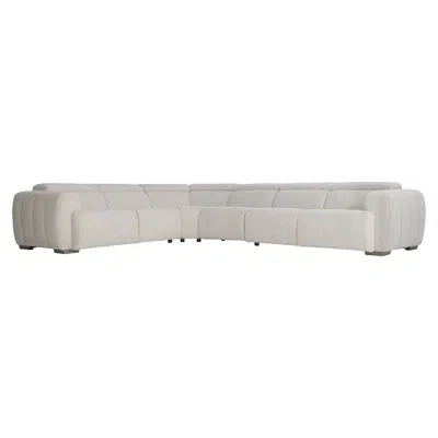 Bernhardt Aldo 4 - Piece Upholstered Sectional In Cream