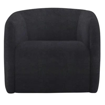 Bernhardt Aline 31'' Wide Swivel Barrel Chair In Akiko Graphite Performance 5534-011