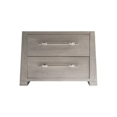 Bernhardt Alta 2 - Drawer Solid Wood Nightstand In Bluff