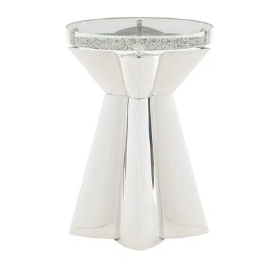 Bernhardt Anika Chairside Table In White