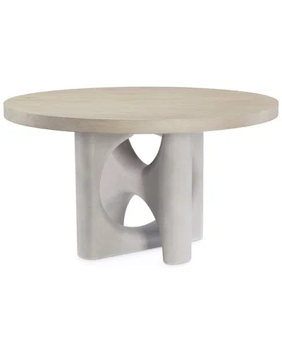 Bernhardt Antibes Round Dining Table In Neutral