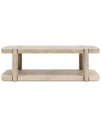 Bernhardt Antibes Rustic Oak Cocktail Table In Neutral
