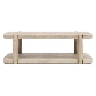 Bernhardt Antibes Solid Wood Single Coffee Table In Brown Wood