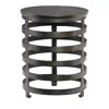 Bernhardt Interiors Apsley Round Chairside Table In Black