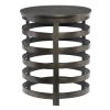 Bernhardt Apsley Frame End Table In Nickel;black