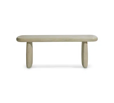 Bernhardt Arcadia 19" Wood Bench In Brown