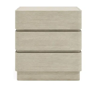 Bernhardt Arcadia 28" Wood 3-drawer Nightstand In Neutral