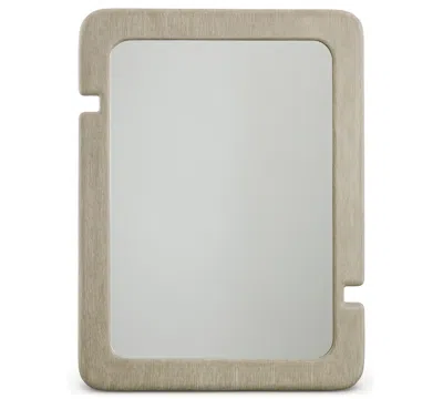 Bernhardt Arcadia 48" Clay Resin Frame Mirror In Brown