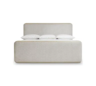 Bernhardt Arcadia King Wood Panel Bed In Clay