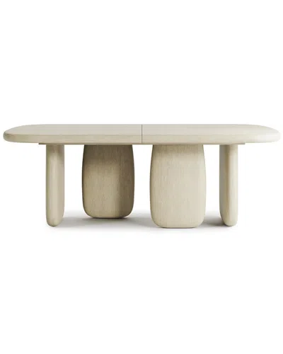 Bernhardt Arcadia Wooden Dining Table In Neutral