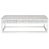 Bernhardt Arctic Frame Coffee Table In White