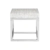 Bernhardt Arctic Frame End Table In White