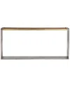 Bernhardt Arima Console Table In Silver
