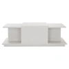 Bernhardt Arnette Cocktail Table In Linear White