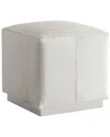 Bernhardt Aspen Fabric Ottoman In White